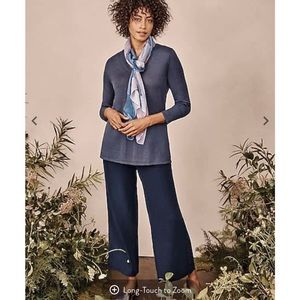 J Jill Wide leg cropped pants